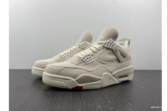 Rep EP 4 (W) Jordan Retro DQ4909-100 Canvas Blank DQ4909-100 1219